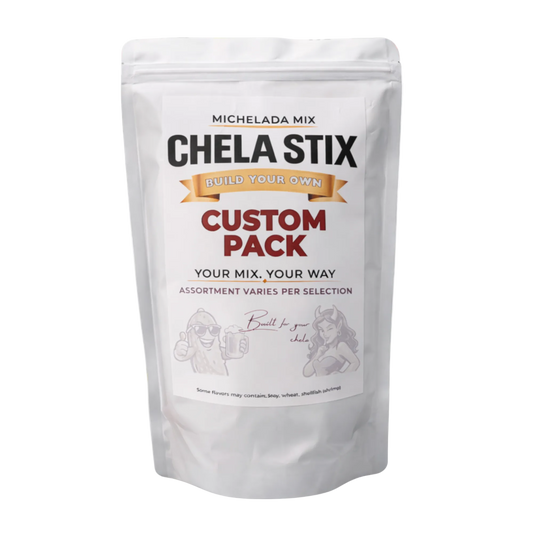 Chela Stix Michelada Mix Custom Pack Packaging
