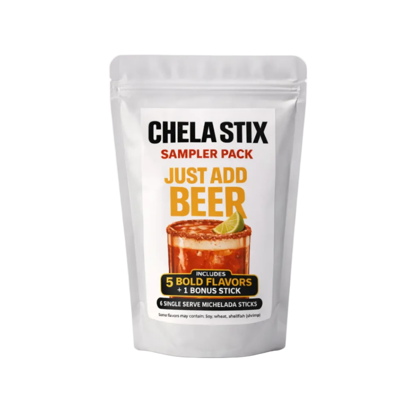 Chela Stix sampler pack for beer