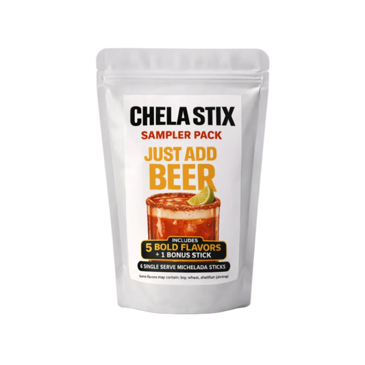 Chela Stix sampler pack for beer